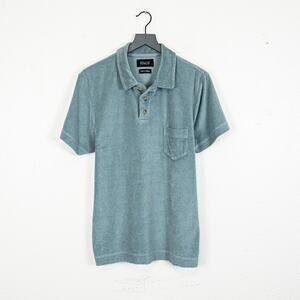 Howlin' by Morrison Mr Fantasy Terry Polo Shirt Teal size Large